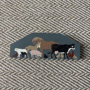 The Cat's Meow Farm Animals, Horse Cow Chicken Pig Sheep‎